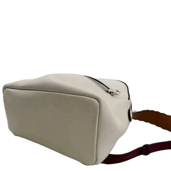 FENDI  Leather Backpack Bag White main image 12